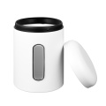 Food Canister with Window in White