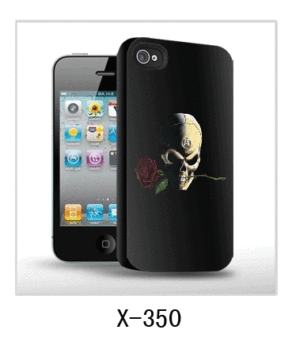 Schädel Bild 3d Iphone Case, pc Case Gummi beschichtet, mehrere Farben verfügbar