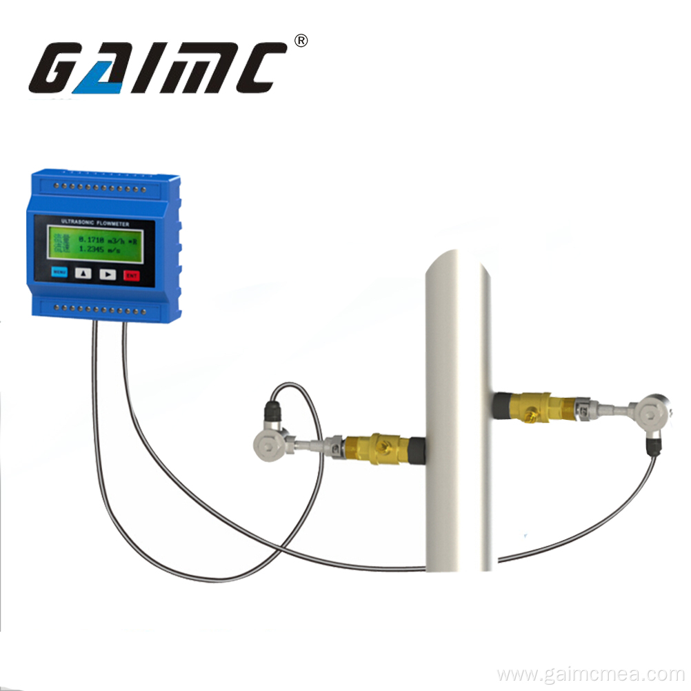 Low cost clamp on water Ultrasonic Flow Meter