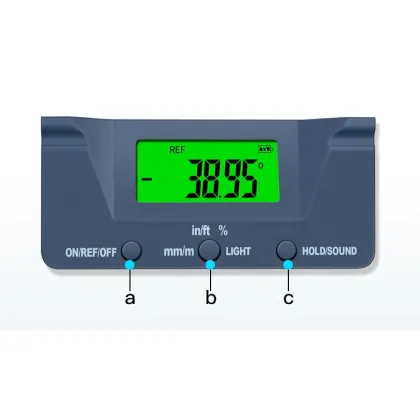 Professional 0-225mm Digital Magnetic Cross Ray Laser Level Angle Ruler - Precision Measurement Tool