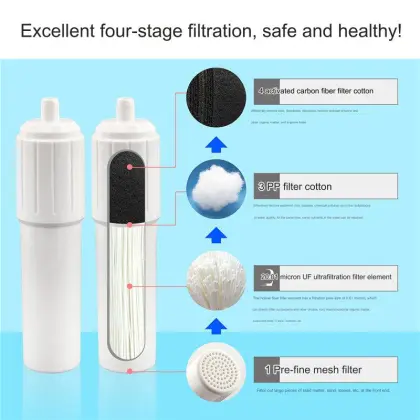 Ur-health 1000ml Outdoor Water Purification Bottles Camping Small Water Purifier Water Filter Kettle Filter