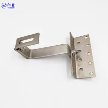 Custom A2 Solar Roof Hook for Pitched Tile Roofs - PV Panel Mounting Solution