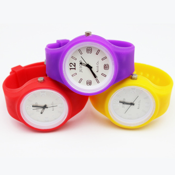 New Style Girls Colorful Silicone Strap Watches