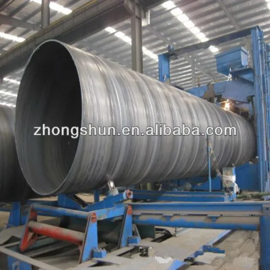 spirally SAW steel pipe ASTMA252 standard for piling project