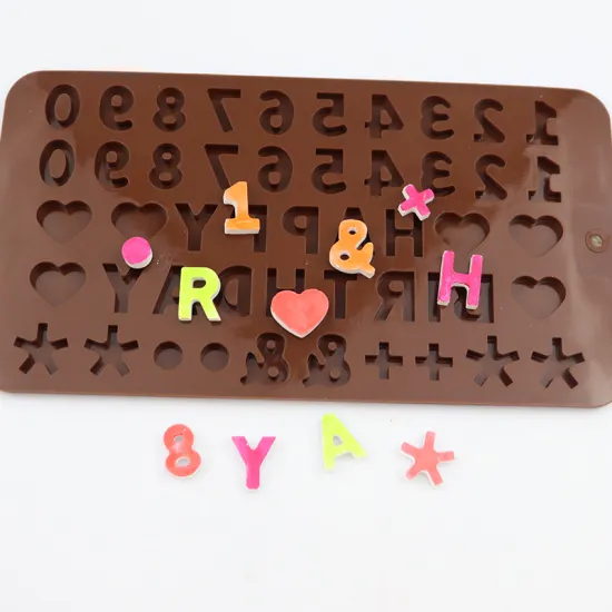 023 Free Sample Birthday Chocolate Moulds: Explore a Variety of Number, Letter, and Shape Silicone Resin Molds