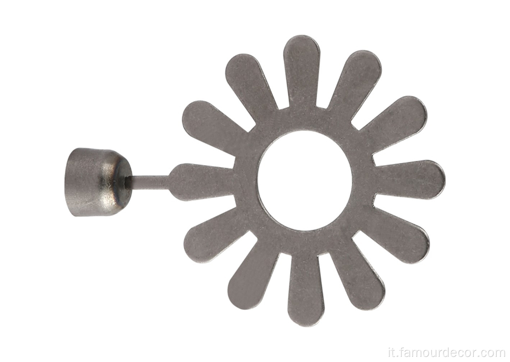 Terrena a testa di girasole in ferro battuto all'ingrosso