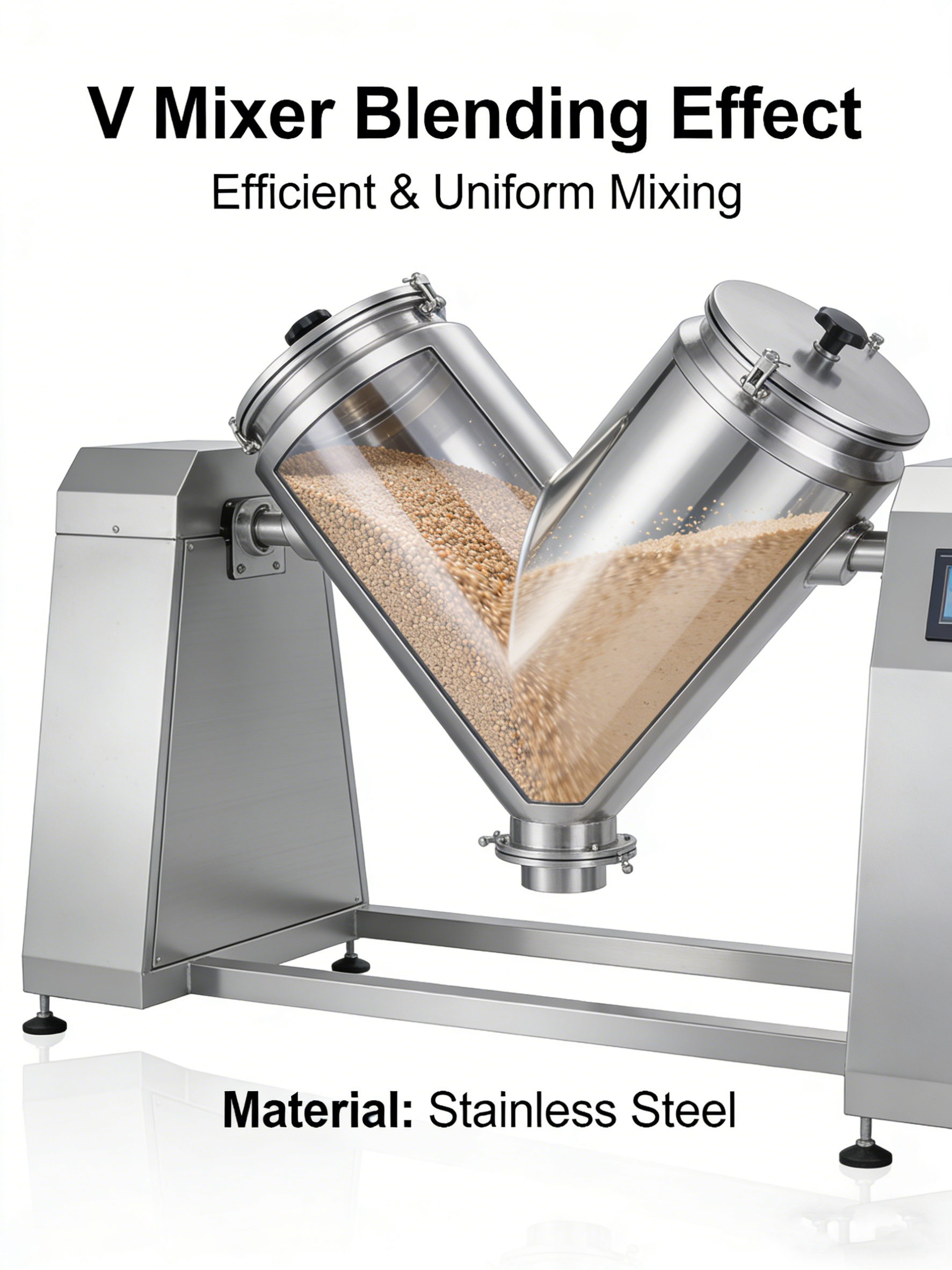V Type Shape Powder Mixer Machine