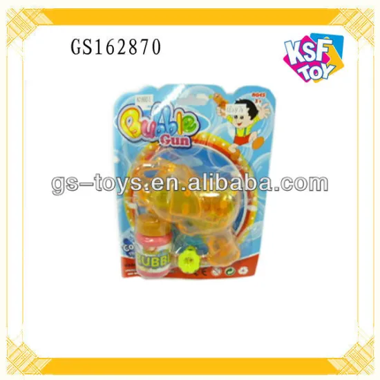 Cartoon Friction Bubble Gun Toy With Light For Kids Summer Toy
