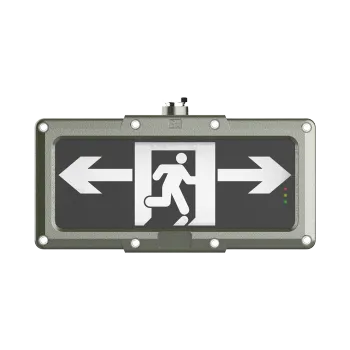 5W Aluminum Explosion Proof Emergency Lamp Exit Signs with ATEX