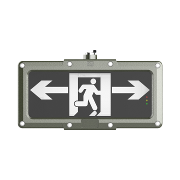 5W Aluminum Explosion Proof Emergency Lamp Exit Signs with ATEX