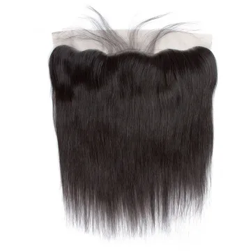 Straight virgin hair for women 13x4 frontal lace closure Transparent Swiss Lace Frontal,Super Thin HD Lace Frontal