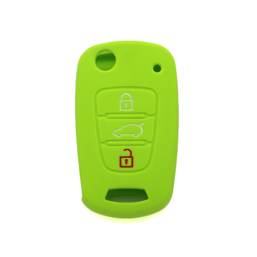 Kia 3 buttons Car Key Cover Silicone