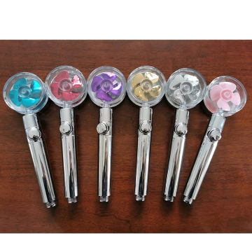 High Pressure Spinning 360 Degrees Rotating Fan Hand Shower with Turbo Spray ABS Shower Head - Fapull 2022