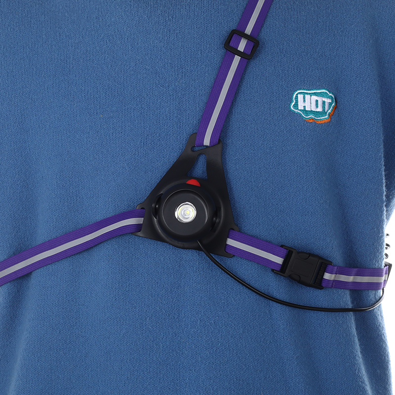 Safety Reflective USB Charging Running Chest Light
