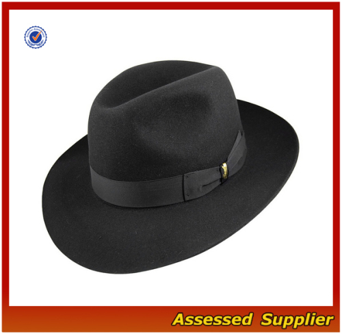 HX012/ black genuine panama hat/custom panama hat