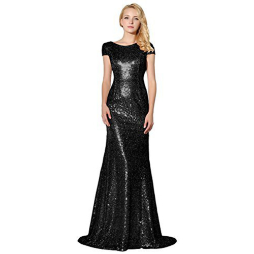 Sexy Backless Dress Women Sequins Prom Bridesmaid Dress Supplier