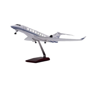 1:50 مقياس 47 سم Gulfstream G650 محاكاة الطائرات الطائرات - هدية عرض طائرة العمل