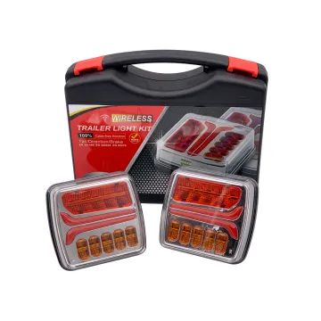 34LED Square Sequential Turn Signal Trailer Lamp