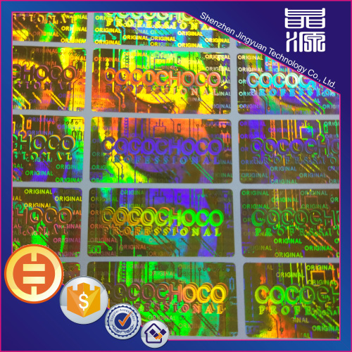 Garanzia etichetta di sicurezza olografica 3D