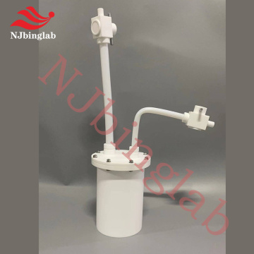 NJbinglab PTFE evaporation flask, 5L, flange seal, pressure resistant, for semiconductor