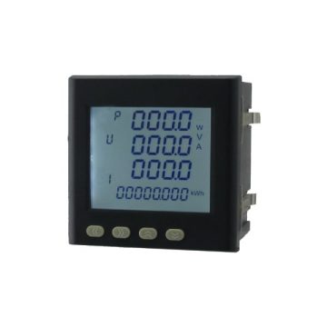 Intelligent DC Multifunction Energy Meter with RS485, LoRa, and LCD Display - DIN Rail Mount
