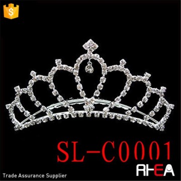 Factory Directly Rhinestones Tiara Comb