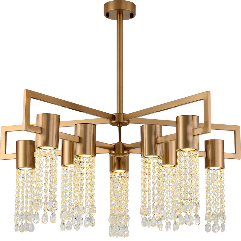 Beaded Circular Chandelier Lighting