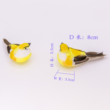 Yellow bird decoration