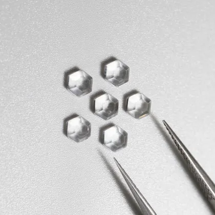 Natural Topaz Loose Stone White Topaz Hexagon Cut