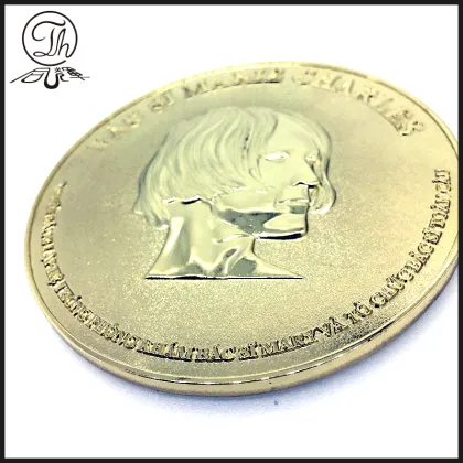 Souvenir gold collect coin