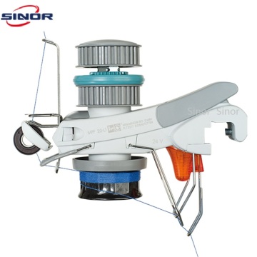 Easy Operation Yarn Positive Feeding System with Replaceable Storage Wheel