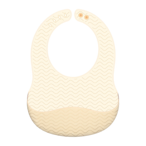 Bpa Free Soft Translucent Feeding Silicone Baby Bib