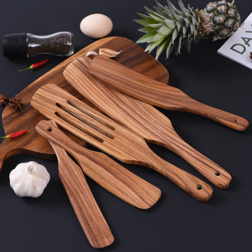 Logotipo de madera de logotipo de madera UTSIL Set: incluyendo espátulas - su compañero de cocina personalizado