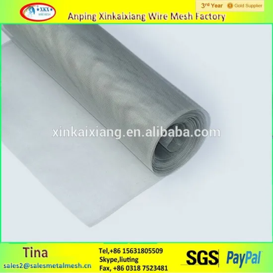 Heat resistence stainless steel wire rope mesh woven rope wire mesh