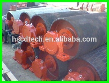 belt conveyor pulley & rubber strip lagging