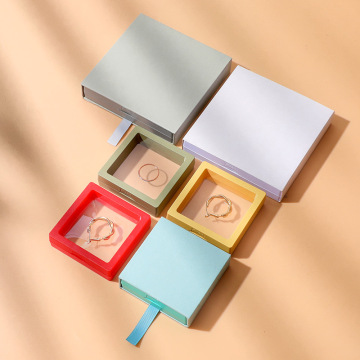 A1 Pe Suspension Box Jewelry Packing Box 3D Suspension Floating Box Jewellery Storage Display Necklace Ring Bracelet Packing