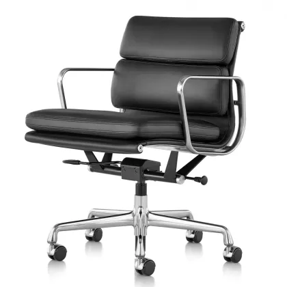 Modern Eames Soft Pad Leather Management Office Chair