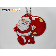 Reflektif Kulit Santa Claus dengan Hadiah Beg Loket