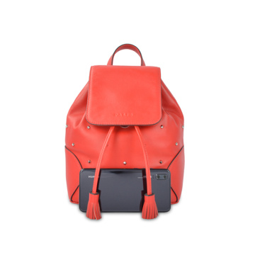 Weihnachtsgeschenk Rolltop Rucksack Vintage Tasche für Frauen