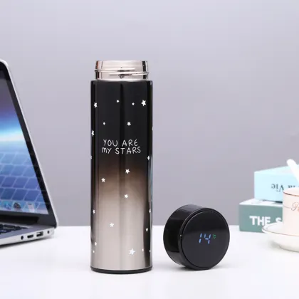 2023 Smart Stainless Steel Vacuum Flask with LED Temperature Display - The Ultimate Drinkware Experience