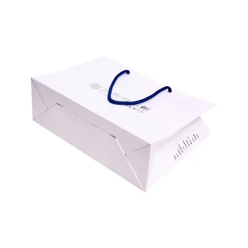 Small Gift Paper Bag with Blue handle