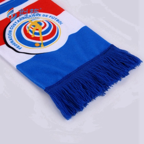 High Quality Wholesale Advertising Soccer Printed Fan Scarf