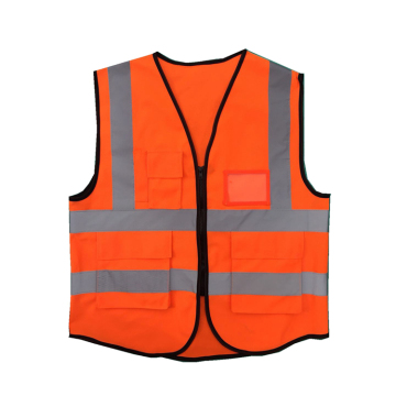 High Visibility Reflective Safety Clothing with Customized Logo and Patterns: Shirts and Vests