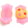 Kawaii Candy Shaped Flat Back Perlen handgefertigte Kunsthandwerk Ornamente Perlen Charms Mädchen Schlafzimmer Dekor Spacer Cabochon