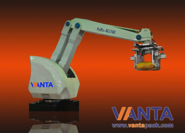 Robotic Palletizing System Carton Bag Palletizer With Sanyo Controller 200kg Load