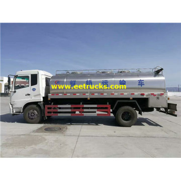 Camiones de transporte de leche 8000L Dongfeng