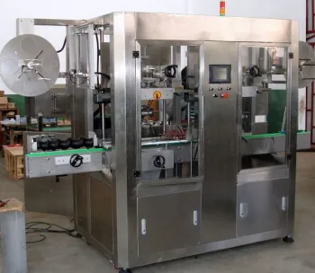 Automatic Double Head Sleeve Labeling Machine