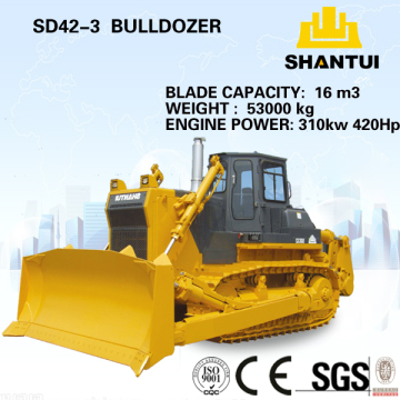 Bulldozer SD42-3 (Operating weight: 53t, Engine power: 310kw) of shantui bulldozer