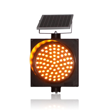 300mm Highway Solar LED 3.7V Warning Yellow Flash