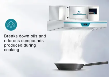 RUITAI Commercial Stainless Steel Smoke Exhaust Vent Hood System